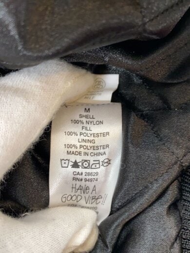 商品画像：スタジャン/M/ナイロン/BLK/115718 4