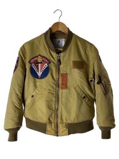 商品画像：フライトジャケット/38/ナイロン/BEG 1