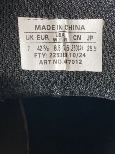 商品画像：ローカットスニーカー/25.5cm/BLK/477012 5