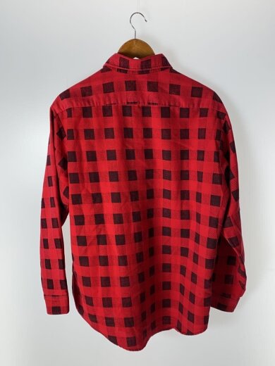 商品画像：長袖シャツ/--/コットン/RED/チェック 2
