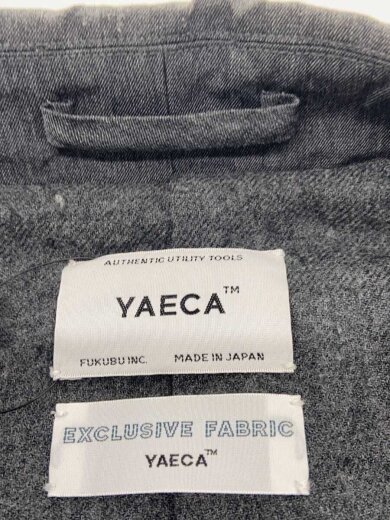 商品画像：ステンカラーコート/M/ウール/GRY/無地/155001 3