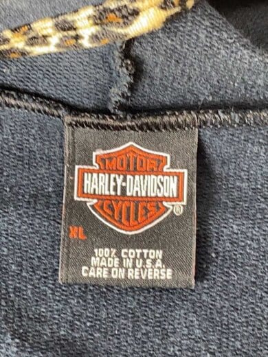 商品画像：ジップパーカー/XL/コットン/BLK 3