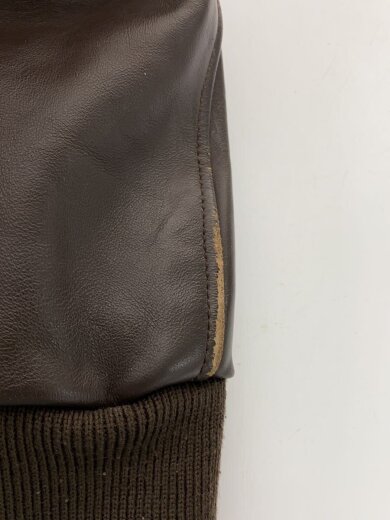 商品画像：中田商店/レザージャケット・ブルゾン/40/馬革/ブラウン/無地/30-1415// 9