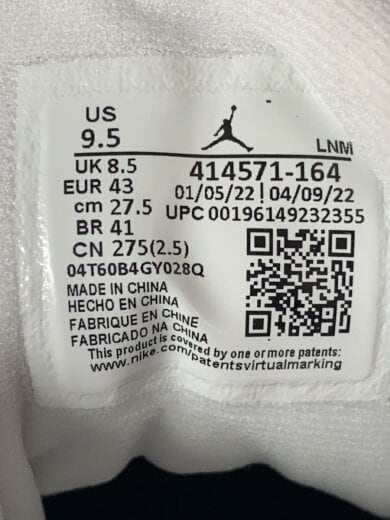 商品画像：ハイカットスニーカー_414571-164/27.5cm/WHT 5