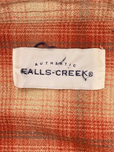 商品画像：FALLS-CREEK/長袖シャツ/XL/コットン/ORN/チェック 3