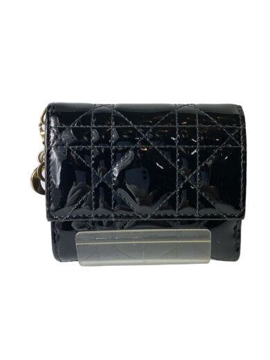 商品画像：3つ折り財布/レザー/BLK/無地/レディース/41-MA-0242 1