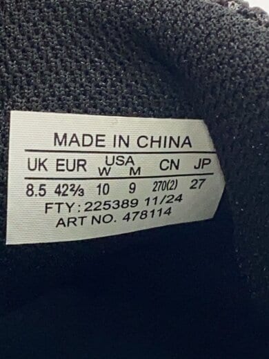 商品画像：ローカットスニーカー/27cm/BLK/478114// 5