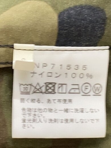 商品画像：ナイロンジャケット/M/ナイロン/マルチカラー/カモフラ/NP71535 4