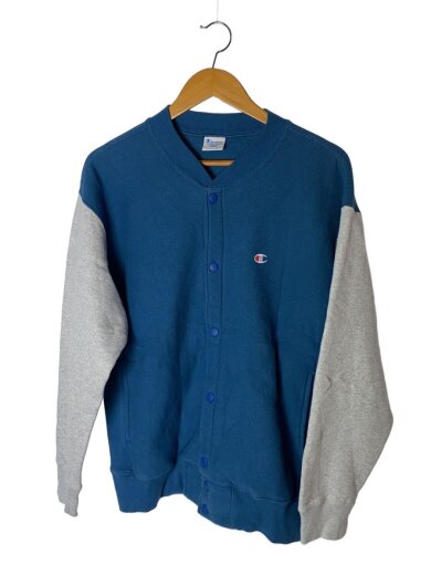 商品画像：スタジャン/L/コットン/BLU/無地/C3-W013 1