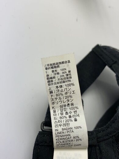商品画像：キャップ/L/リネン/BLK/メンズ/hf0008-010// 6