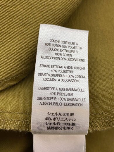 商品画像：長袖シャツ/M/コットン/KHK/無地 5