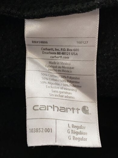 商品画像：スウェット/L/ポリエステル/BLK/無地/100127 4