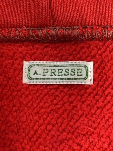 商品画像：パーカー/3/コットン/RED/24AAP-05-07K 3