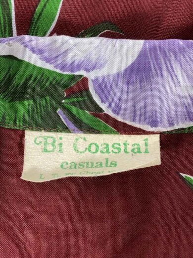 商品画像：Bi Coastal/アロハシャツ/L/レーヨン/BRW/総柄 3