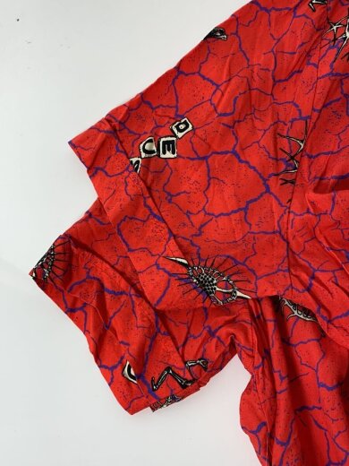 商品画像：DEUS CUSTOM/半袖シャツ/M/レーヨン/RED/総柄 6
