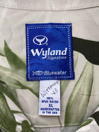 商品画像：Wyland/アロハシャツ/XL/レーヨン/GRN/総柄// 3
