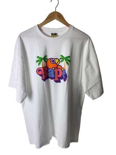 商品画像：Tシャツ/--/コットン/WHT/プリント/002tel301010m 1