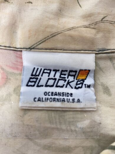 商品画像：Water Blocks/アロハシャツ/XL/コットン/BEG/総柄// 3