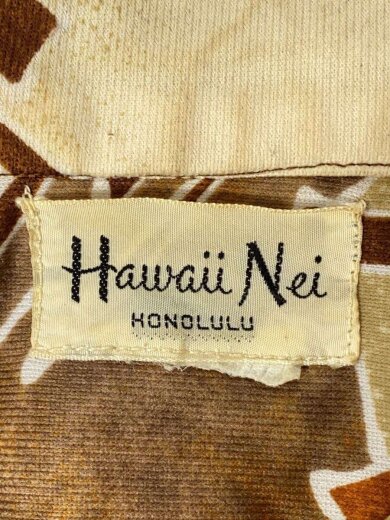 商品画像：Hawaii Nei/アロハシャツ/--/--/BRW/総柄 3
