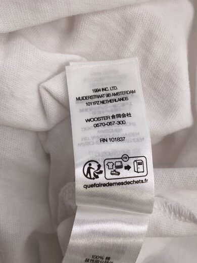 商品画像：Tシャツ/M/コットン/WHT// 4
