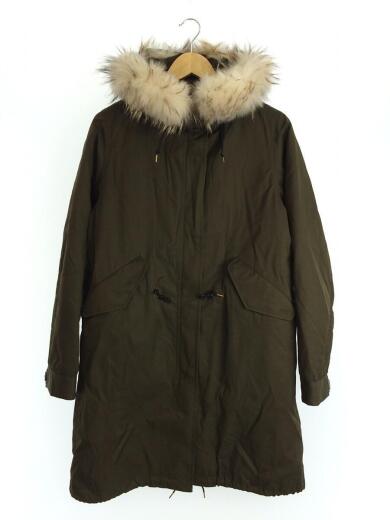 画像：IENAモッズコート/40/ポリエステル/KHK/無地/17-020-900-6010-1-01