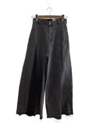 ワイドパンツ/25/デニム/GRY/DE-IZZY-LONG-P