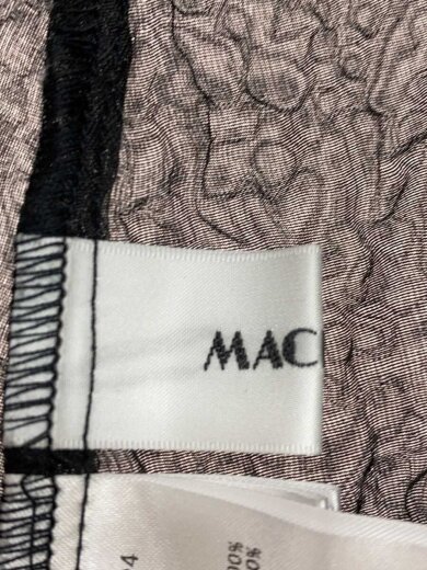 商品画像：シアージャガードトップス/半袖ブラウス/FREE/ポリエステル/BLK/総柄/M24S-104-2 3