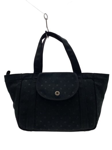 商品画像：トートバッグ/キャンバス/BLK/ドット 1