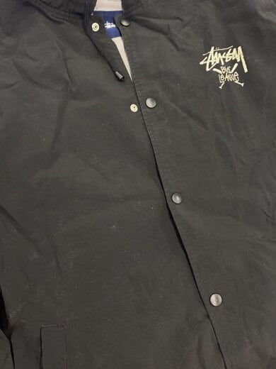 商品画像：00s/紺タグ/ナイロンジャケット/XL/BLK/フロント全体的に白い汚れ有/汗の臭い 4