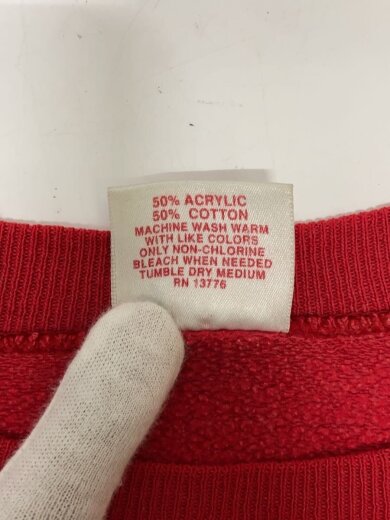 商品画像：スウェット/L/コットン/RED 4