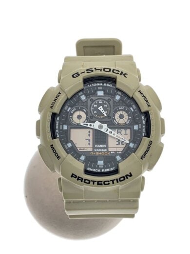 商品画像：クォーツ腕時計・G-SHOCK/デジアナ/ラバー/BLK/BEG 1