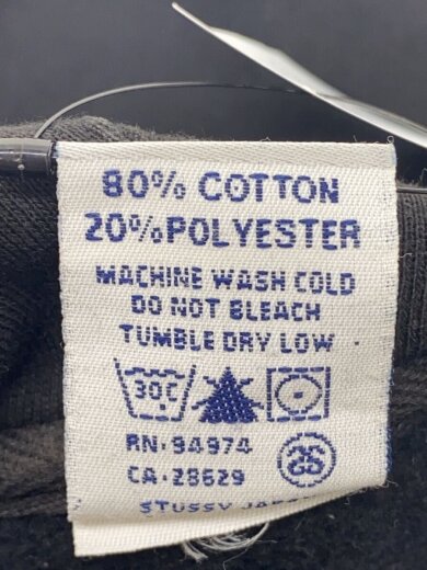 商品画像：パーカー/S/コットン/BLK 4