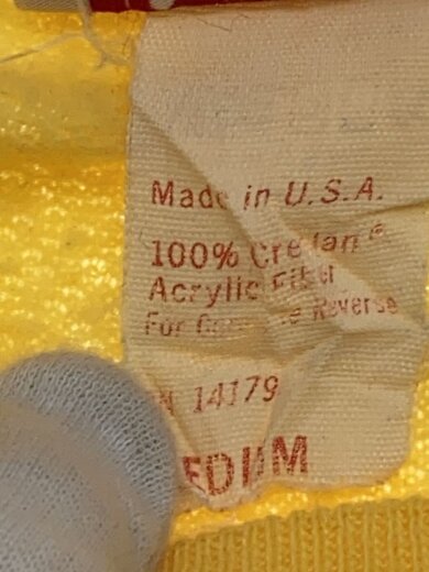 商品画像：ACTIVE WEAR/スウェット/M/--/YLW// 4