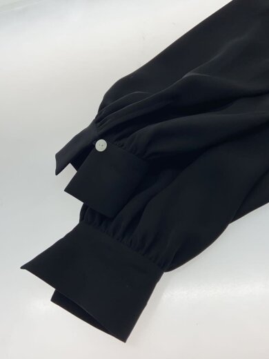 商品画像：襟付き長袖ブラウス/38/ポリエステル/BLK/300IS730-2721/状態考慮// 4