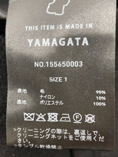 商品画像：ジャケット/1/ウール/BLK/無地/155650003// 4