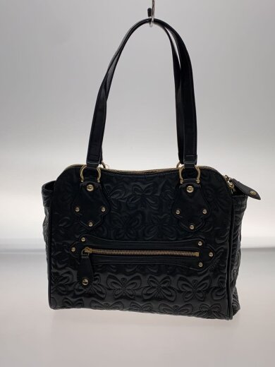 商品画像：トートバッグ/フェイクレザー/BLK/総柄 3