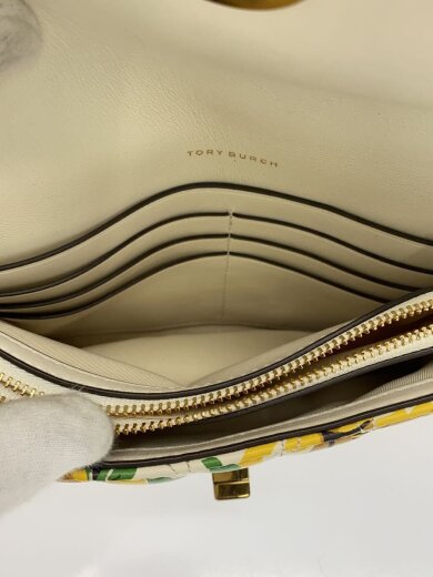 商品画像：ショルダーバッグ/レザー/WHT/花柄/10005608 6