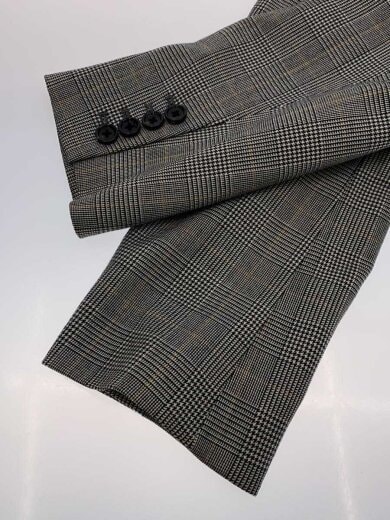 商品画像：テーラードジャケット/1/ウール/GRY/チェック 6