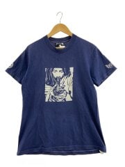 Tシャツ/M/コットン/NVY/無地