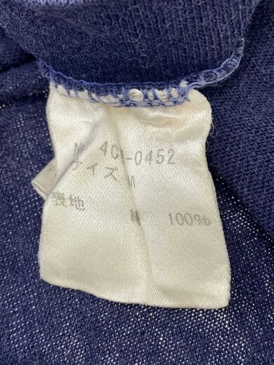 商品画像：Tシャツ/M/コットン/NVY/無地// 4