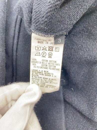 商品画像：パーカー/3/コットン/BLK/無地/UJ-T42-019 4