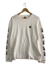 長袖Tシャツ/L/コットン/WHT