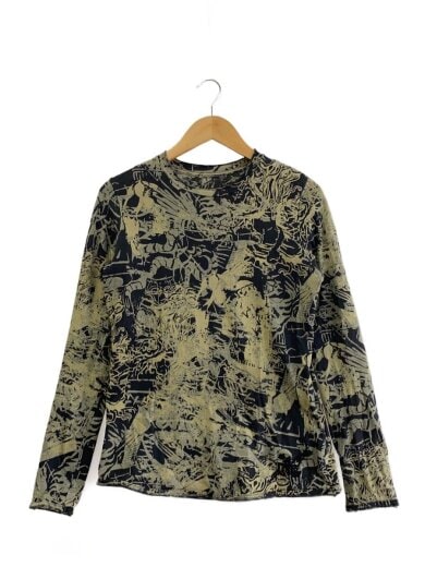 商品画像：00s/長袖Tシャツ/M/コットン/BLK/総柄/M7-6199/アーカイブ 1