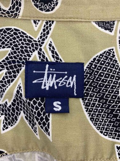 商品画像：半袖シャツ/S/コットン/KHK/総柄 3