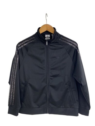 商品画像：ジャージ/M/ポリエステル/BLK/無地/it9664 1