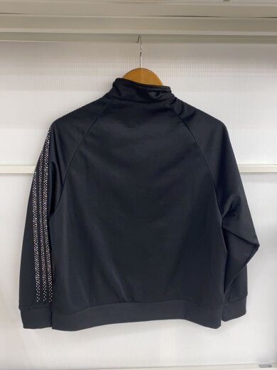 商品画像：ジャージ/M/ポリエステル/BLK/無地/it9664 2