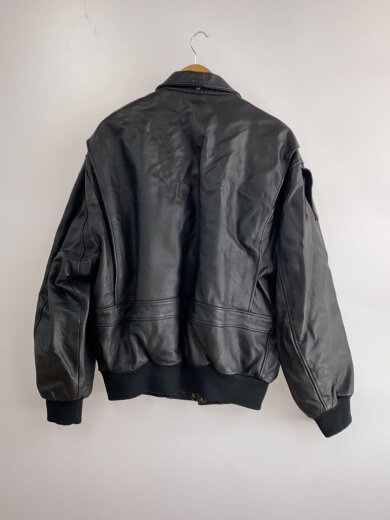 商品画像：レザージャケット・ブルゾン/50/レザー/BLK/無地// 2