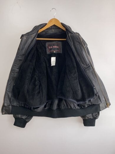 商品画像：レザージャケット・ブルゾン/50/レザー/BLK/無地// 3