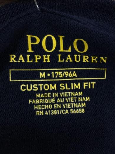 画像：POLO RALPH LAURENPOLO 1967/カレッジロゴTシャツ/M/コットン/NVY/プリント/02000165463