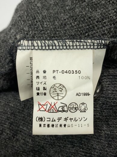 商品画像：ニット・セーター(薄手)/--/ウール/GRY/無地/PT-040350 5